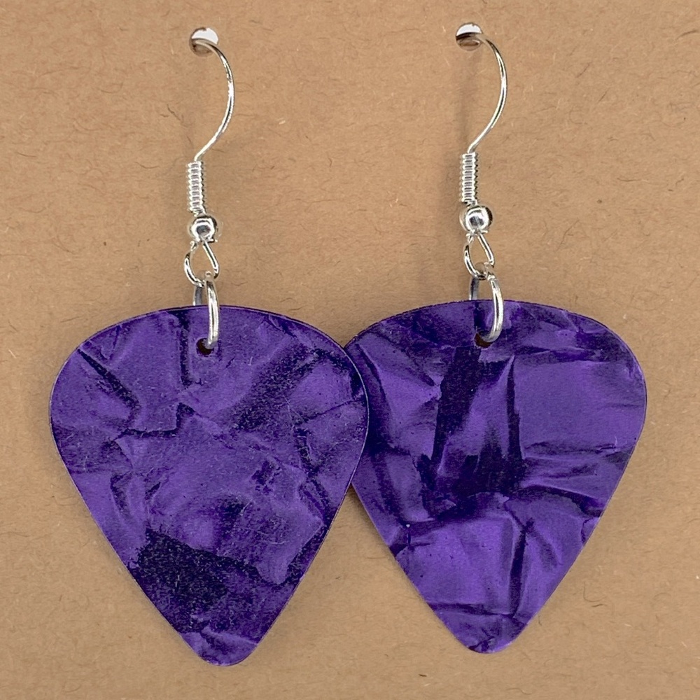 Guitar Pick Custom Earrings Fashion Jewelry - Picture 4 of 4